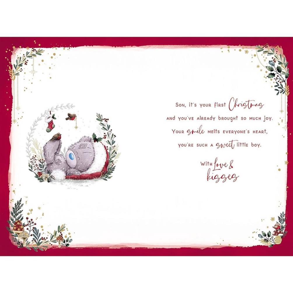 Special Son's 1st Christmas Me to You Bear Christmas Card Extra Image 1
